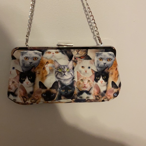 Cat Lady Box Exclusive Cat Collage Purse - Picture 4 of 5